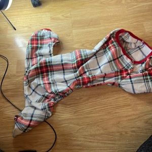 Flannel pet pajamas